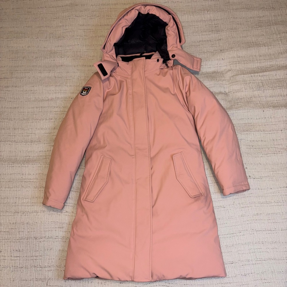 Triple FAT Goose Womens Pink Down Parka Arctic Temperature Coat TDW9234G Size 10